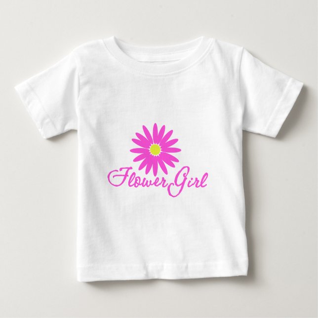 Flower Girl Daisy/ Rosa Tee (Framsida)
