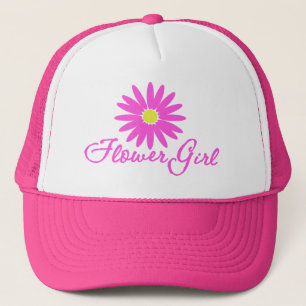 Flower Girl Daisy/ Rosa Truckerkeps