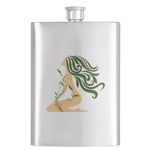 Flower Girl Flask Fickplunta (Framsidan)