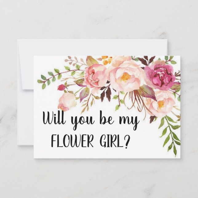 Flower Girl Frieri Kort (Framsida)