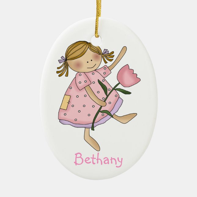 Flower Girl Gift Ornament (Framsidan)
