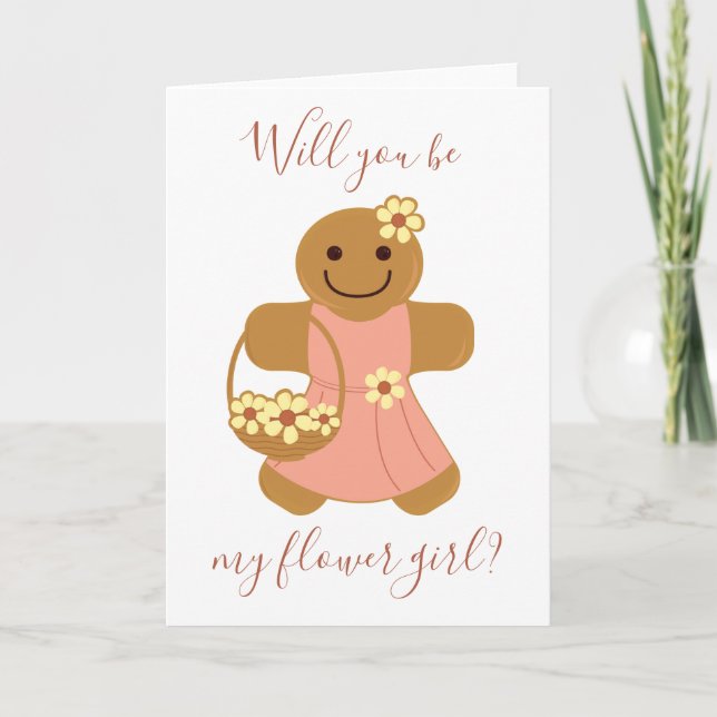 Flower Girl Gingerbröd | Kort (Framsida)