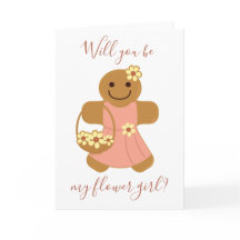 Flower Girl Gingerbröd | Kort