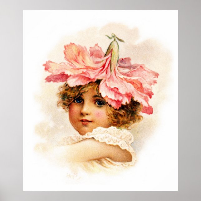 Flower Girl in Rosa Poster (Framsidan)