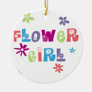 Flower Girl Julgransprydnad Keramik