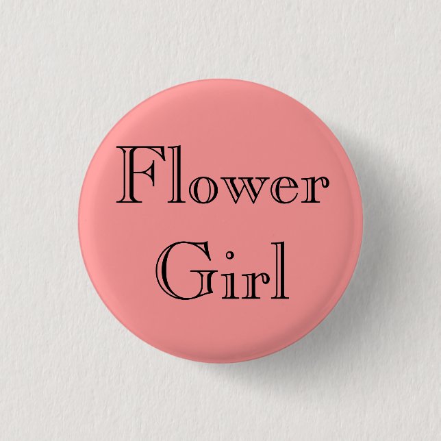 Flower Girl Knapp (Framsida)