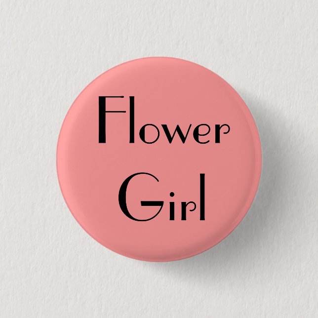 Flower Girl Knapp (Framsida)