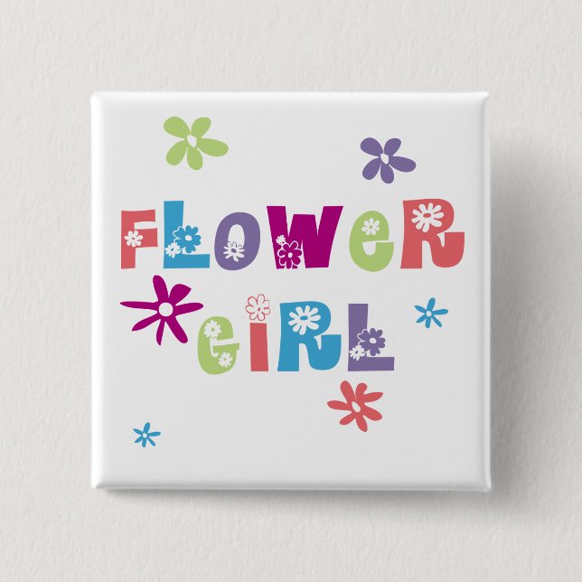 Flower Girl Knapp (Framsida)
