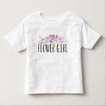 Flower Girl Lila Småbarn Tee | Bridesmaid<br><div class="desc">Hämta hela samlingen till brudens sida.</div>