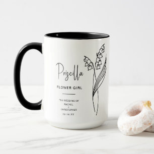 Flower Girl Lily of Valley (MAY) Birth Flower Gift Mugg