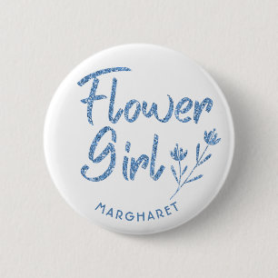 Flower Girl Möhippa pin Knapp