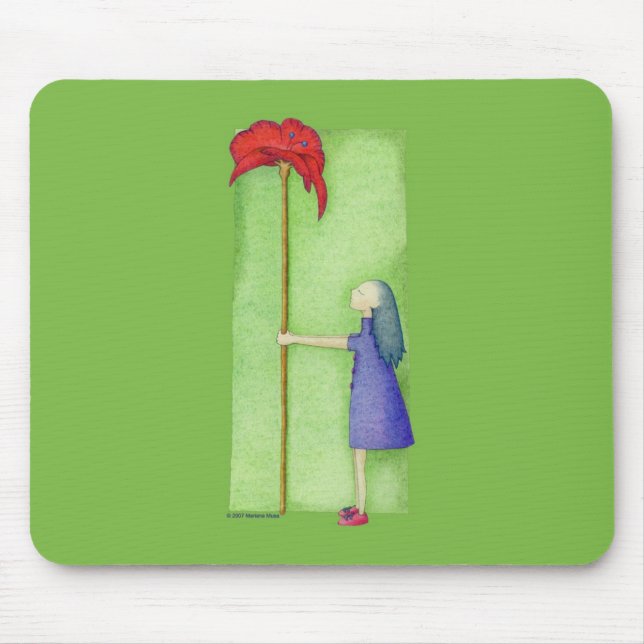Flower Girl Mousepad Musmatta (Framsidan)
