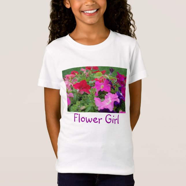 Flower Girl Peonies Tee (Framsida)