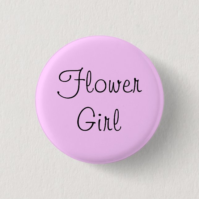 Flower Girl Pin Knapp (Framsida)