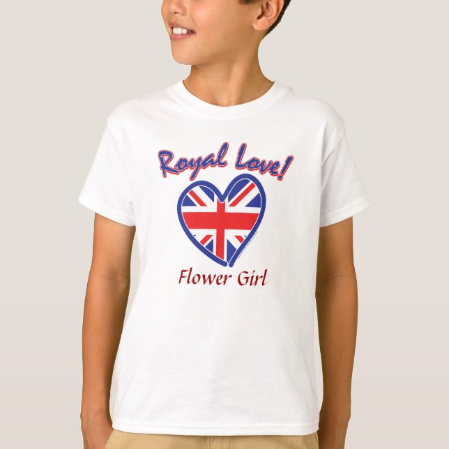 Flower Girl/Royal Bröllop Tee (Framsida)