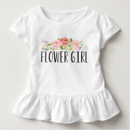 Flower Girl Småbarn Tee | Bridesmaid