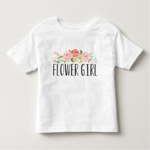 Flower Girl Småbarn Tee   Bridesmaid