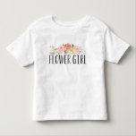 Flower Girl Småbarn Tee | Bridesmaid Shirt<br><div class="desc">Hämta hela samlingen till brudens sida. Finns i Bridesmaid,  Jr. Bridesmaid,  Maid of honor,  Flower Girl och,  naturligtvis,  Bride! Den här Bride-skjortan har vackra,  vattenfärgade blommor och en blandning av modern typografi. com com com com Stop by the shop Today för att se fler matchande artiklar!</div>