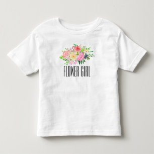 Flower Girl Småbarn Tee Kids Flower Girl T-shirt