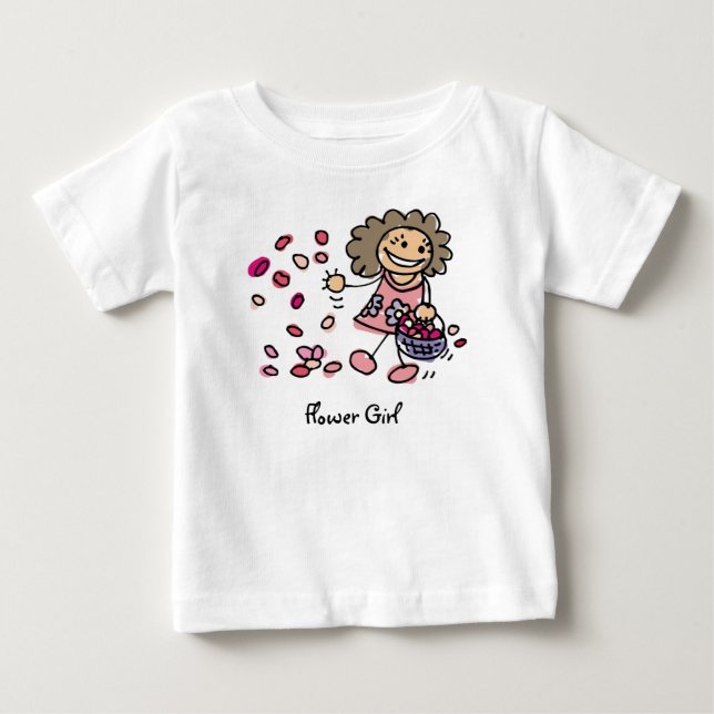 Flower Girl T-Shirt (Framsida)