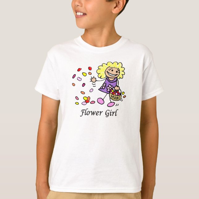 Flower Girl T-Shirt (Framsida)
