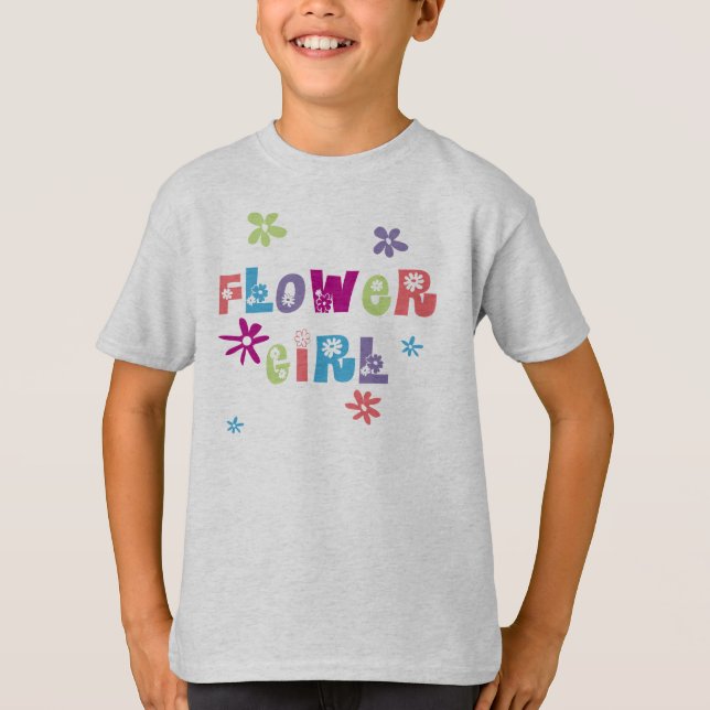 Flower Girl T-shirt (Framsida)
