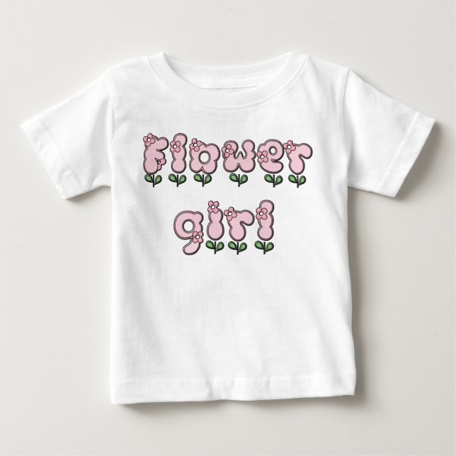 Flower Girl t-shirt (Framsida)