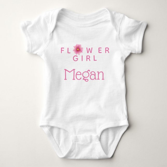 Flower Girl T Shirt (Framsida)