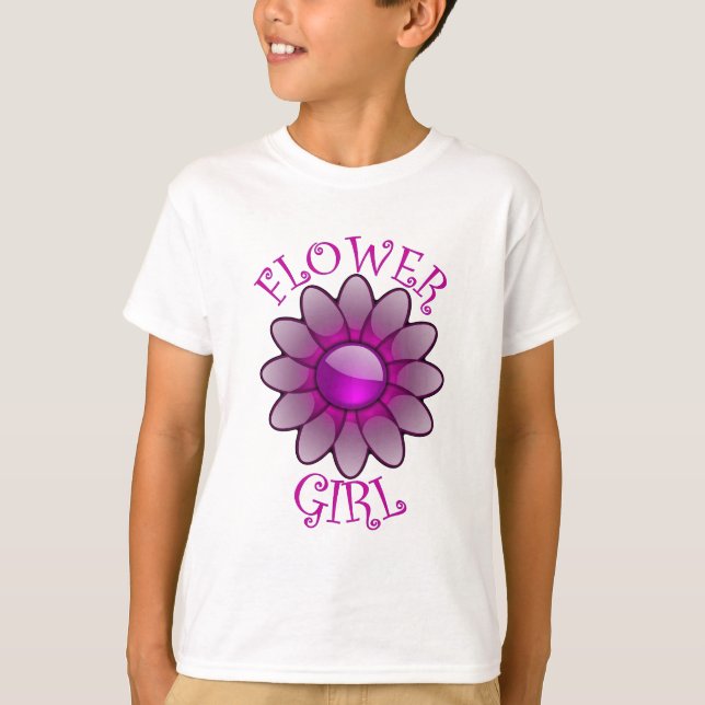 Flower Girl T Shirt (Framsida)