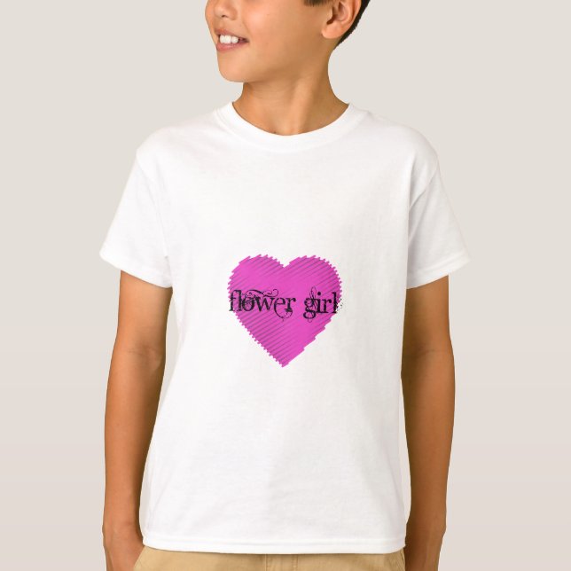 Flower Girl T Shirt (Framsida)