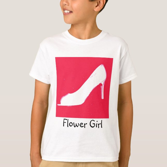 Flower Girl T Shirt (Framsida)
