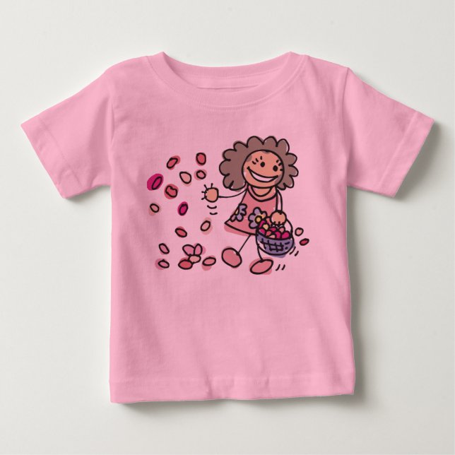 Flower Girl T-Shirt (Framsida)