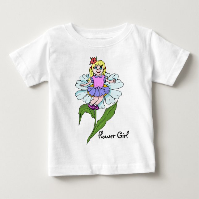 Flower Girl T-Shirt (Framsida)