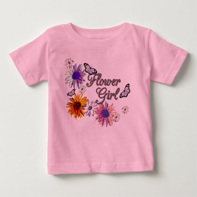 Flower Girl Tee Shirt (Framsida)