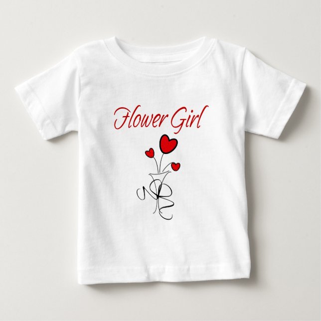 Flower Girl Tee Shirt (Framsida)