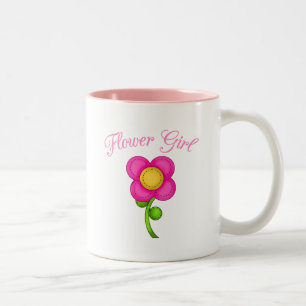 Flower Girl Två-Tonad Mugg
