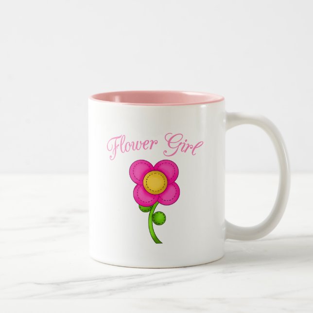 Flower Girl Två-Tonad Mugg (Höger)