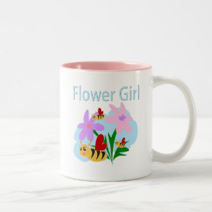 Flower Girl Två-Tonad Mugg