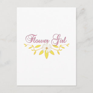 Flower Girl Vykort