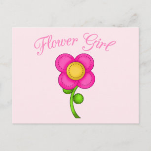 Flower Girl Vykort