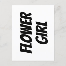 Flower Girl Vykort