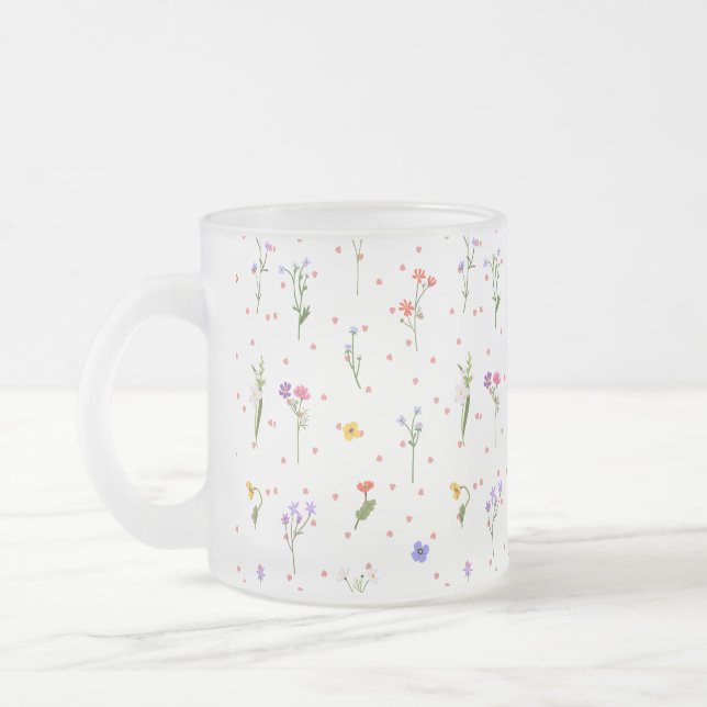 Flower Glass Mugg (Vänster)