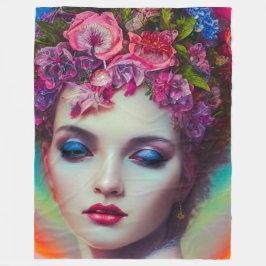 Flower Goddess Fleecefilt