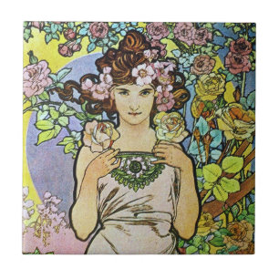 Flower Goddess Kakelplatta