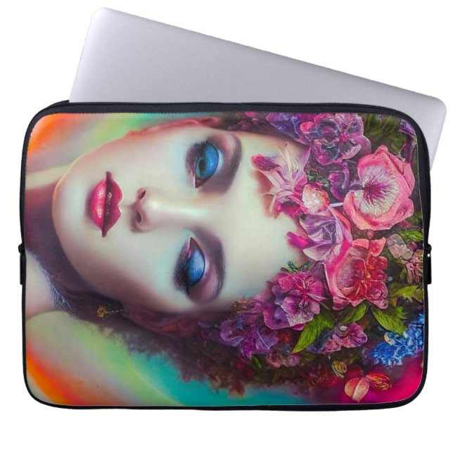 Flower Goddess Laptop Fodral (Framsidan)
