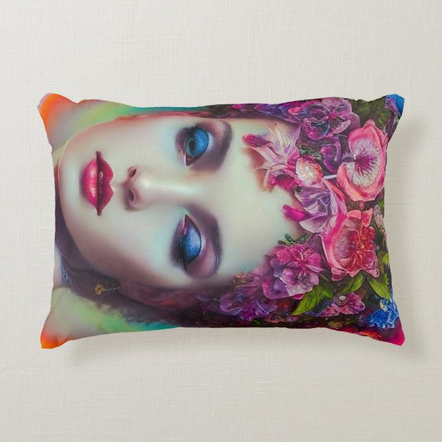 Flower Goddess Prydnadskudde (Framsidan)