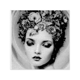 Flower Goddess Självfärgande Stämpel