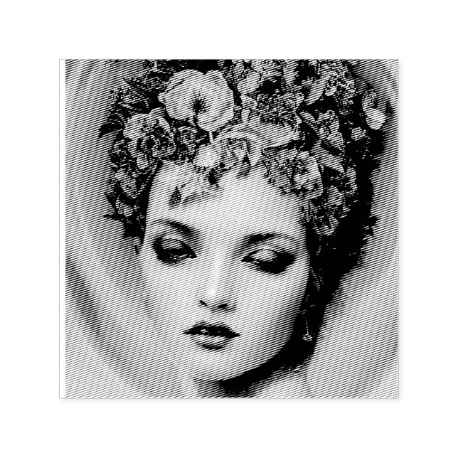 Flower Goddess Självfärgande Stämpel (Design)