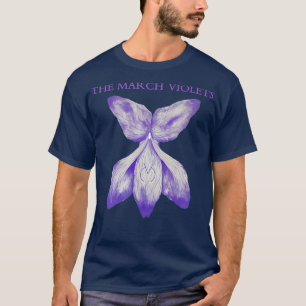 Flower Goth Gothic the March Violes T Shirt