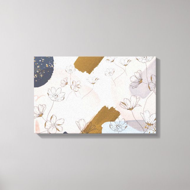 Flower Gren Corolla I Canvastryck (Framsida)